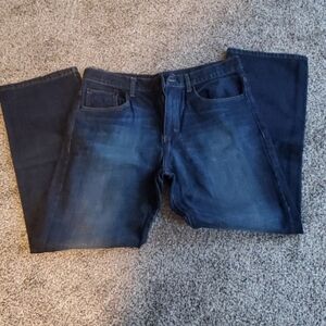 Calvin Klein Dark Wash Relaxed Straight Jeans